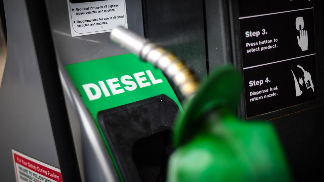 Preço do diesel avança 16,80% no primeiro trimestre