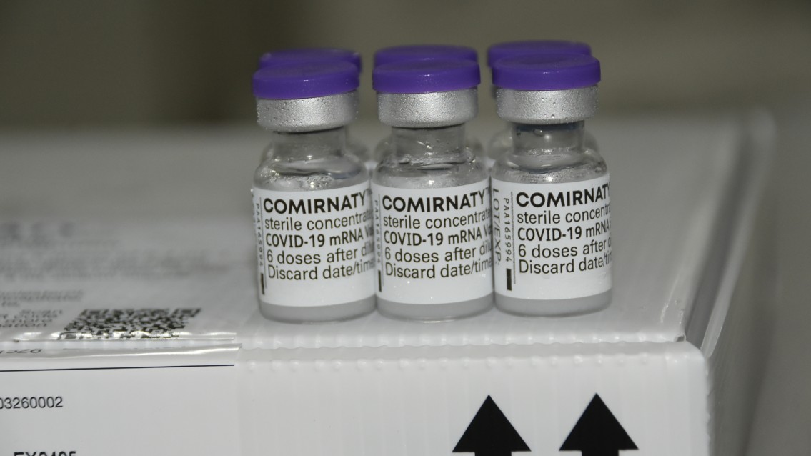 Tocantins recebe 4.680 doses de vacinas da Pfizer