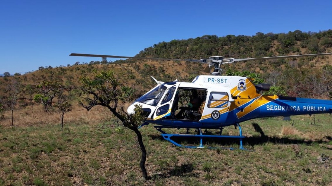 Helicóptero encontra estudantes perdidos no cerrado do TO